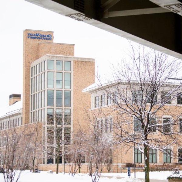 Exterior photo of Seidman College of Business